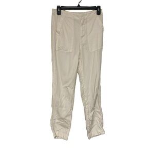 J. Crew Soft 100% Lyocell Beach White Pants Summer Pockets - Size 2